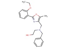 2-(benzyl{[2-(2-ethoxyphenyl)-5-methyl-1,3-oxazol-4-yl]methyl}amino)ethanol