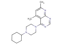 4-(4-cyclohexylpiperazin-1-yl)-5,7-dimethylpyrido[2,3-d]pyrimidine