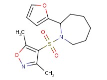 1-[(3,5-dimethyl-4-isoxazolyl)sulfonyl]-2-(2-furyl)azepane