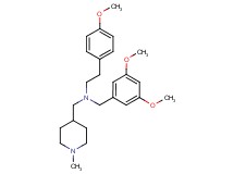 (3,5-dimethoxybenzyl)[2-(4-methoxyphenyl)ethyl][(1-methyl-4-piperidinyl)methyl]amine