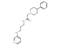 2-(4-phenyl-1-piperidinyl)-N-[3-(3-pyridinylamino)propyl]acetamide