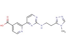 2-(2-{[2-(4-methyl-4H-1,2,4-triazol-3-yl)ethyl]amino}pyrimidin-4-yl)isonicotinic acid