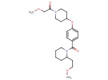1-(4-{[1-(methoxyacetyl)-4-piperidinyl]oxy}benzoyl)-2-(2-methoxyethyl)piperidine