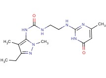 N-(3-ethyl-1,4-dimethyl-1H-pyrazol-5-yl)-N'-{2-[(4-methyl-6-oxo-1,6-dihydropyrimidin-2-yl)amino]ethyl}urea