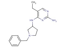 N~4~-(1-benzylpyrrolidin-3-yl)-5-ethylpyrimidine-2,4-diamine