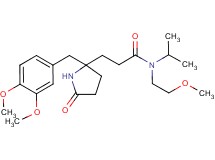3-[2-(3,4-dimethoxybenzyl)-5-oxo-2-pyrrolidinyl]-N-isopropyl-N-(2-methoxyethyl)propanamide