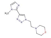 4-{2-[4-(1-methyl-1H-imidazol-2-yl)-1H-1,2,3-triazol-1-yl]ethyl}morpholine