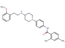 N-[4-(4-{[2-(2-methoxyphenyl)ethyl]amino}-1-piperidinyl)phenyl]-2,4-dimethylbenzamide