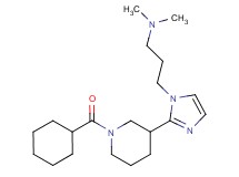 (3-{2-[1-(cyclohexylcarbonyl)piperidin-3-yl]-1H-imidazol-1-yl}propyl)dimethylamine