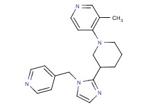 3-methyl-4-{3-[1-(4-pyridinylmethyl)-1H-imidazol-2-yl]-1-piperidinyl}pyridine