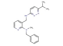 N-({2-[benzyl(methyl)amino]pyridin-3-yl}methyl)-6-isopropylpyridazin-3-amine