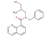 N-benzyl-N-(3-hydroxy-2-methylpropyl)quinoline-8-carboxamide