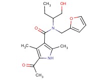 5-acetyl-N-(2-furylmethyl)-N-[1-(hydroxymethyl)propyl]-2,4-dimethyl-1H-pyrrole-3-carboxamide