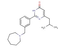 2-[3-(1-azepanylmethyl)phenyl]-6-isobutyl-4(3H)-pyrimidinone