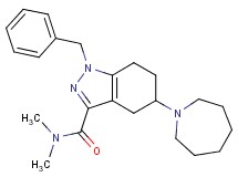 5-(1-azepanyl)-1-benzyl-N,N-dimethyl-4,5,6,7-tetrahydro-1H-indazole-3-carboxamide