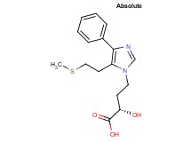 (2S)-2-hydroxy-4-{5-[2-(methylthio)ethyl]-4-phenyl-1H-imidazol-1-yl}butanoic acid
