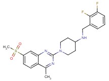 N-(2,3-difluorobenzyl)-1-[4-methyl-7-(methylsulfonyl)-2-quinazolinyl]-4-piperidinamine