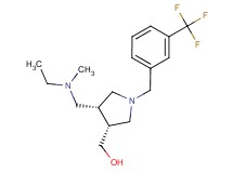 {(3R*,4R*)-4-{[ethyl(methyl)amino]methyl}-1-[3-(trifluoromethyl)benzyl]pyrrolidin-3-yl}methanol