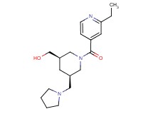 [(3R*,5R*)-1-(2-ethylisonicotinoyl)-5-(pyrrolidin-1-ylmethyl)piperidin-3-yl]methanol