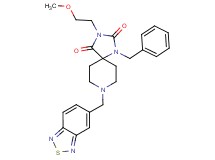 8-(2,1,3-benzothiadiazol-5-ylmethyl)-1-benzyl-3-(2-methoxyethyl)-1,3,8-triazaspiro[4.5]decane-2,4-dione
