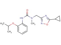 N-[(5-cyclopropyl-1,2,4-oxadiazol-3-yl)methyl]-N'-(2-isopropoxyphenyl)-N-methylurea