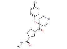 N-methyl-1-{[4-(4-methylphenoxy)-4-piperidinyl]carbonyl}-3-pyrrolidinecarboxamide hydrochloride