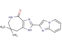 2-imidazo[1,2-a]pyridin-2-yl-7,7-dimethyl-5,6,7,8-tetrahydroimidazo[4,5-c]azepin-4(1H)-one