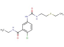 2-chloro-N-ethyl-5-[({[2-(ethylthio)ethyl]amino}carbonyl)amino]benzamide