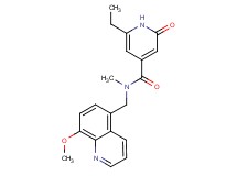 6-ethyl-N-[(8-methoxyquinolin-5-yl)methyl]-N-methyl-2-oxo-1,2-dihydropyridine-4-carboxamide
