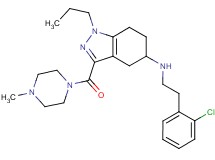 N-[2-(2-chlorophenyl)ethyl]-3-[(4-methyl-1-piperazinyl)carbonyl]-1-propyl-4,5,6,7-tetrahydro-1H-indazol-5-amine