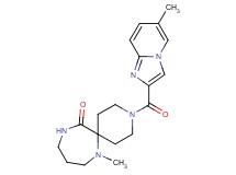 7-methyl-3-[(6-methylimidazo[1,2-a]pyridin-2-yl)carbonyl]-3,7,11-triazaspiro[5.6]dodecan-12-one