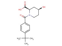 (2R*,4S*)-1-(4-tert-butylbenzoyl)-4-hydroxypiperidine-2-carboxylic acid
