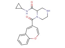1-(1-benzoxepin-4-ylcarbonyl)-N-cyclopropyl-2-piperazinecarboxamide