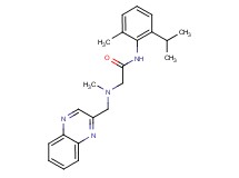 N-(2-isopropyl-6-methylphenyl)-2-[methyl(quinoxalin-2-ylmethyl)amino]acetamide