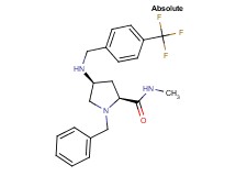 (4S)-1-benzyl-N-methyl-4-{[4-(trifluoromethyl)benzyl]amino}-L-prolinamide