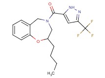 2-butyl-4-{[3-(trifluoromethyl)-1H-pyrazol-5-yl]carbonyl}-2,3,4,5-tetrahydro-1,4-benzoxazepine