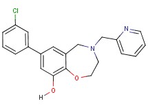 7-(3-chlorophenyl)-4-(2-pyridinylmethyl)-2,3,4,5-tetrahydro-1,4-benzoxazepin-9-ol