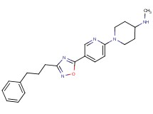 N-methyl-1-{5-[3-(3-phenylpropyl)-1,2,4-oxadiazol-5-yl]pyridin-2-yl}piperidin-4-amine