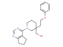 [1-(6,7-dihydro-5H-cyclopenta[d]pyrimidin-4-yl)-3-(2-phenoxyethyl)piperidin-3-yl]methanol