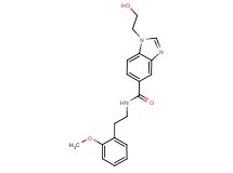 1-(2-hydroxyethyl)-N-[2-(2-methoxyphenyl)ethyl]-1H-benzimidazole-5-carboxamide