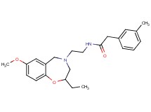 N-[2-(2-ethyl-7-methoxy-2,3-dihydro-1,4-benzoxazepin-4(5H)-yl)ethyl]-2-(3-methylphenyl)acetamide