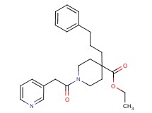 ethyl 4-(3-phenylpropyl)-1-(3-pyridinylacetyl)-4-piperidinecarboxylate