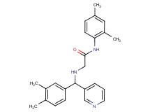 N-(2,4-dimethylphenyl)-2-{[(3,4-dimethylphenyl)(pyridin-3-yl)methyl]amino}acetamide
