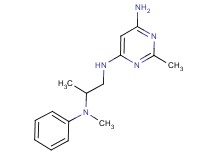 2-methyl-N-{2-[methyl(phenyl)amino]propyl}pyrimidine-4,6-diamine