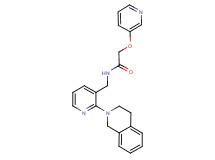 N-{[2-(3,4-dihydroisoquinolin-2(1H)-yl)pyridin-3-yl]methyl}-2-(pyridin-3-yloxy)acetamide