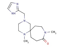 4-(1H-imidazol-2-ylmethyl)-1,9-dimethyl-1,4,9-triazaspiro[5.6]dodecan-10-one