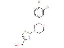 {2-[2-(3,4-dichlorophenyl)morpholin-4-yl]-1,3-thiazol-4-yl}methanol