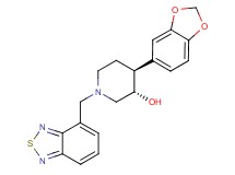 (3S*,4S*)-4-(1,3-benzodioxol-5-yl)-1-(2,1,3-benzothiadiazol-4-ylmethyl)piperidin-3-ol