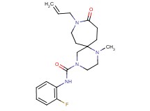 9-allyl-N-(2-fluorophenyl)-1-methyl-10-oxo-1,4,9-triazaspiro[5.6]dodecane-4-carboxamide