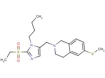 2-{[1-butyl-2-(ethylsulfonyl)-1H-imidazol-5-yl]methyl}-6-(methylthio)-1,2,3,4-tetrahydroisoquinoline